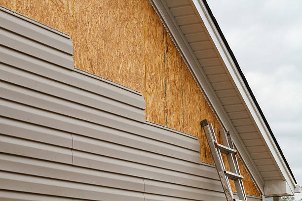 Professional Siding Repair technician working in Germanton, NC